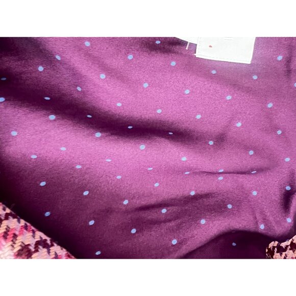 J. Jill Womens XL Pink Houndstooth Blazer One Button Career Jacket NWT - Picture 12 of 12